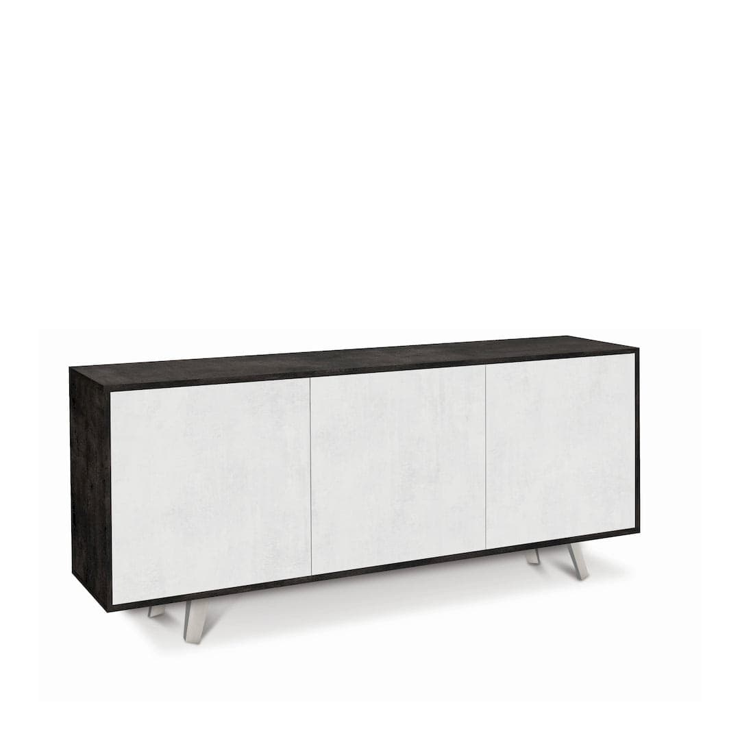 Madia 3 ante con apertura push-pull - 74 x 177 x 41 cm - 7