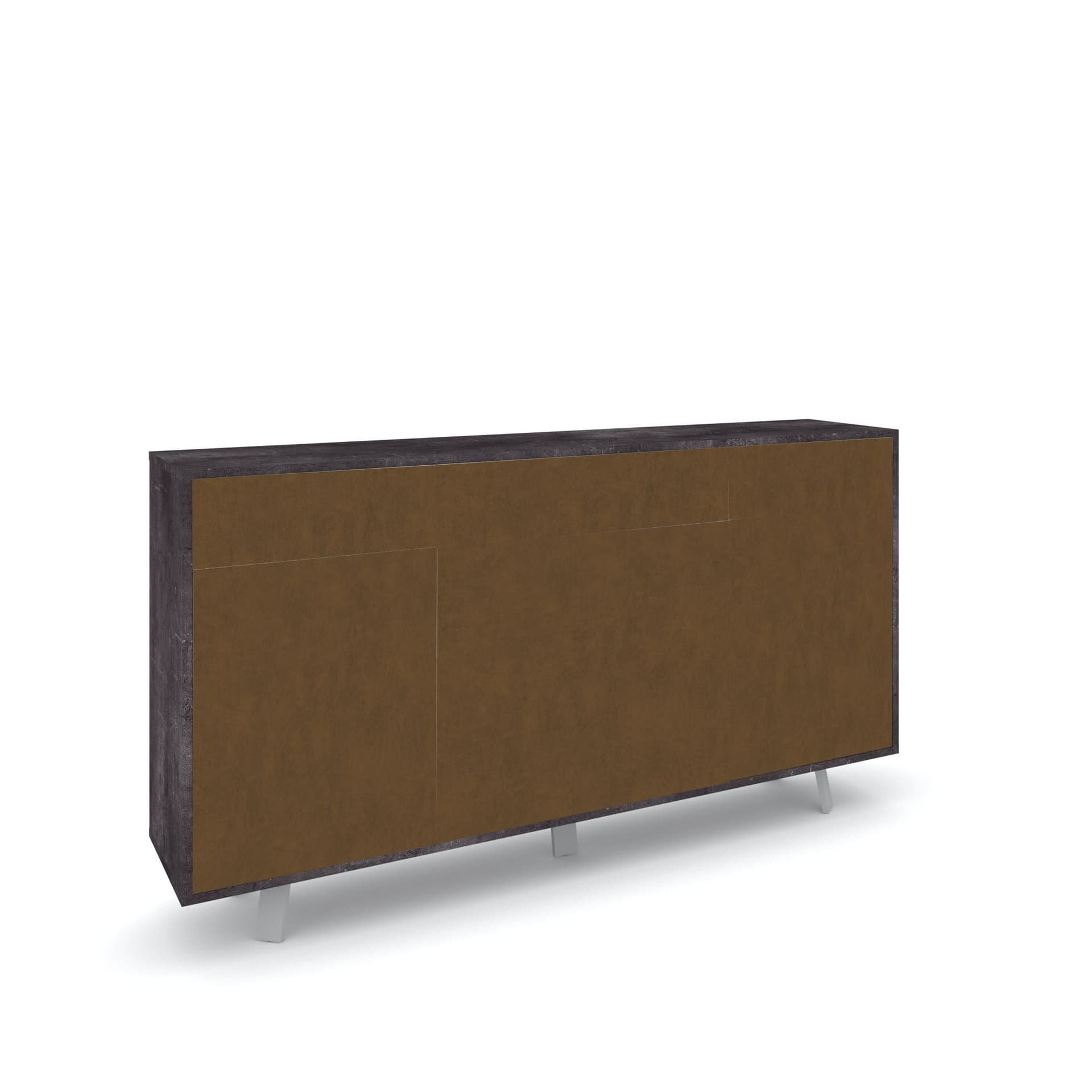 Madia moderna 3 ante con 3 cassetti push-pull – 164x41x92 cm - 29