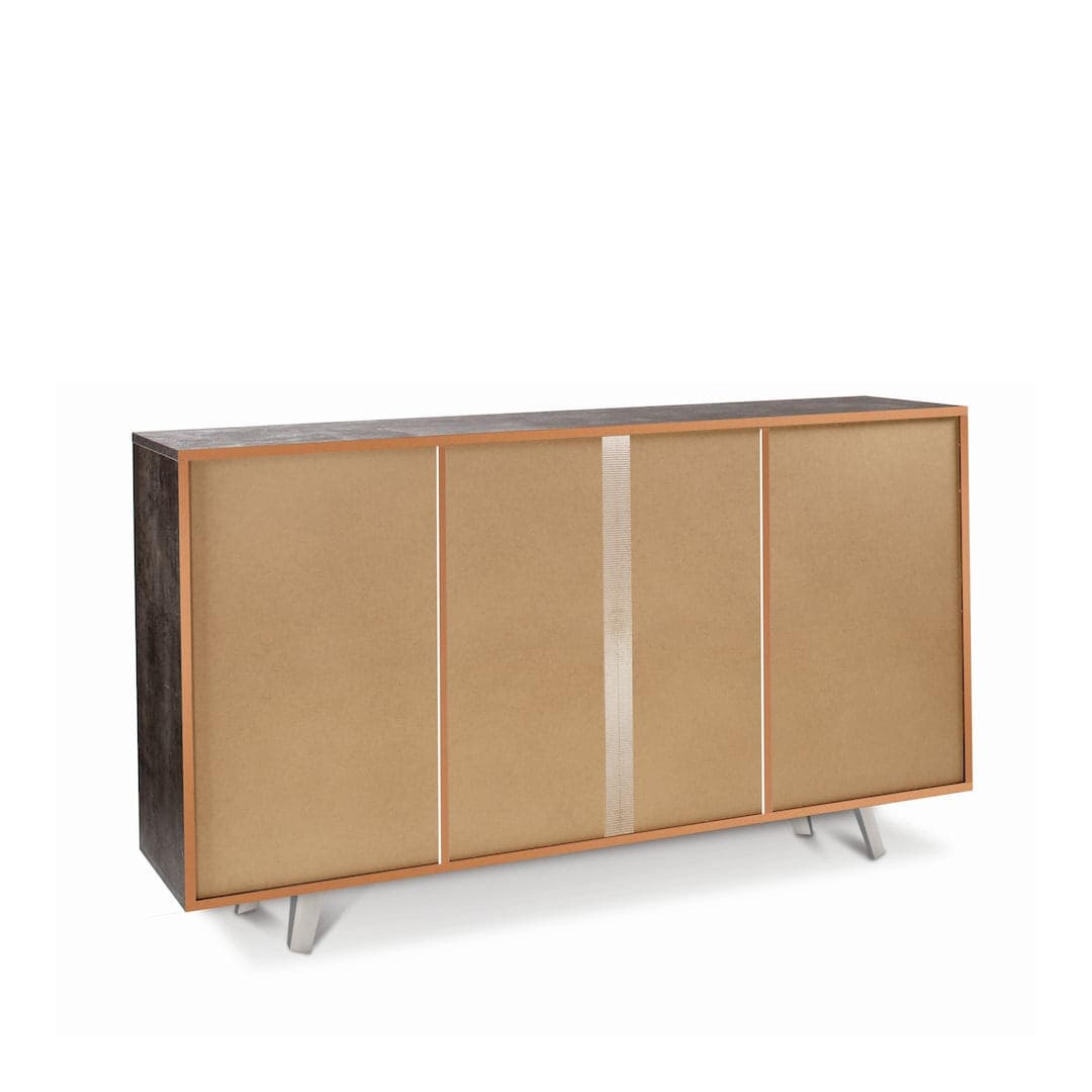 Madia moderna 3 ante con 3 cassetti push-pull – 164x41x92 cm - 8