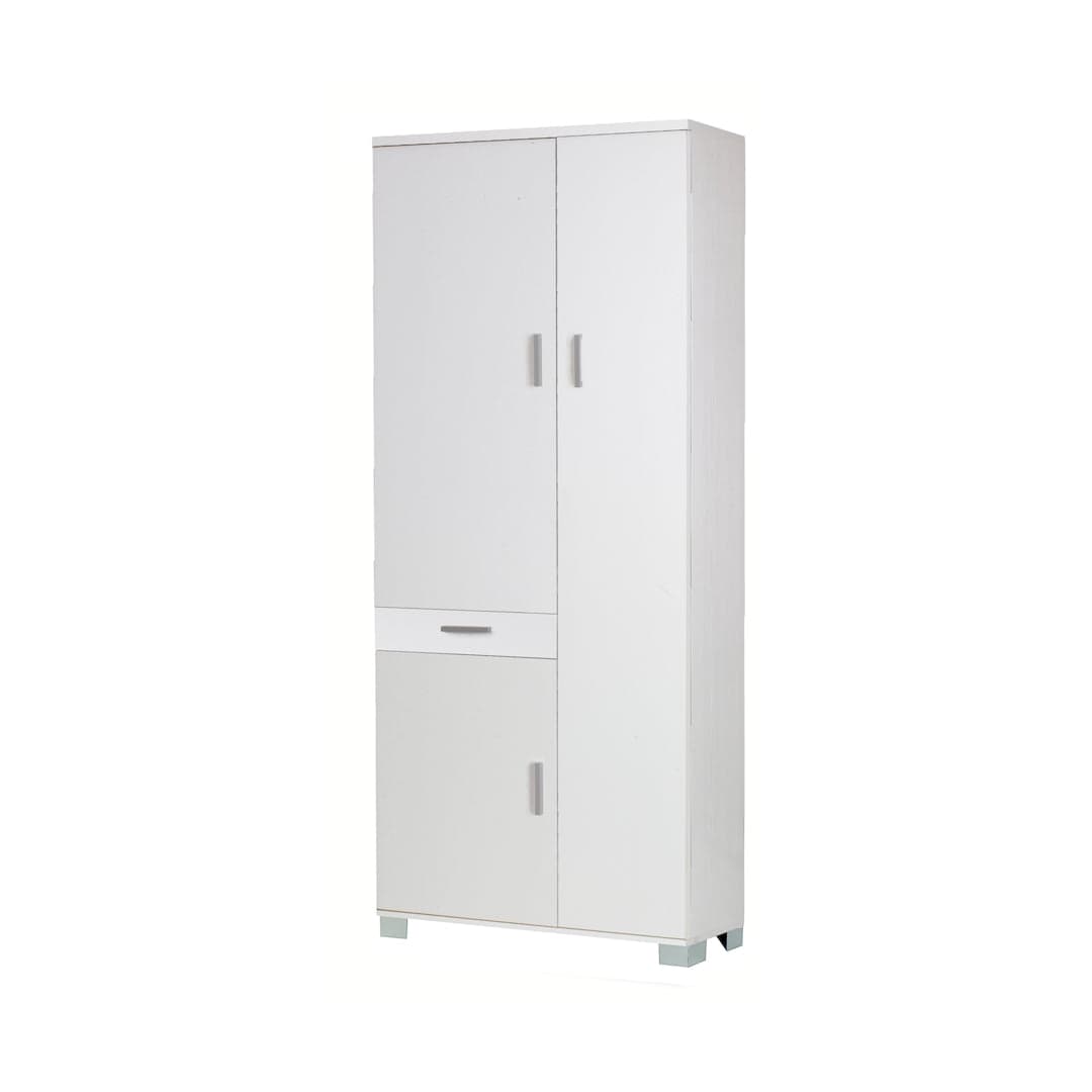 Mobile guardaroba 3 ante con 1 cassetto, finitura moderna - 77 x 34 x 179 cm - 10
