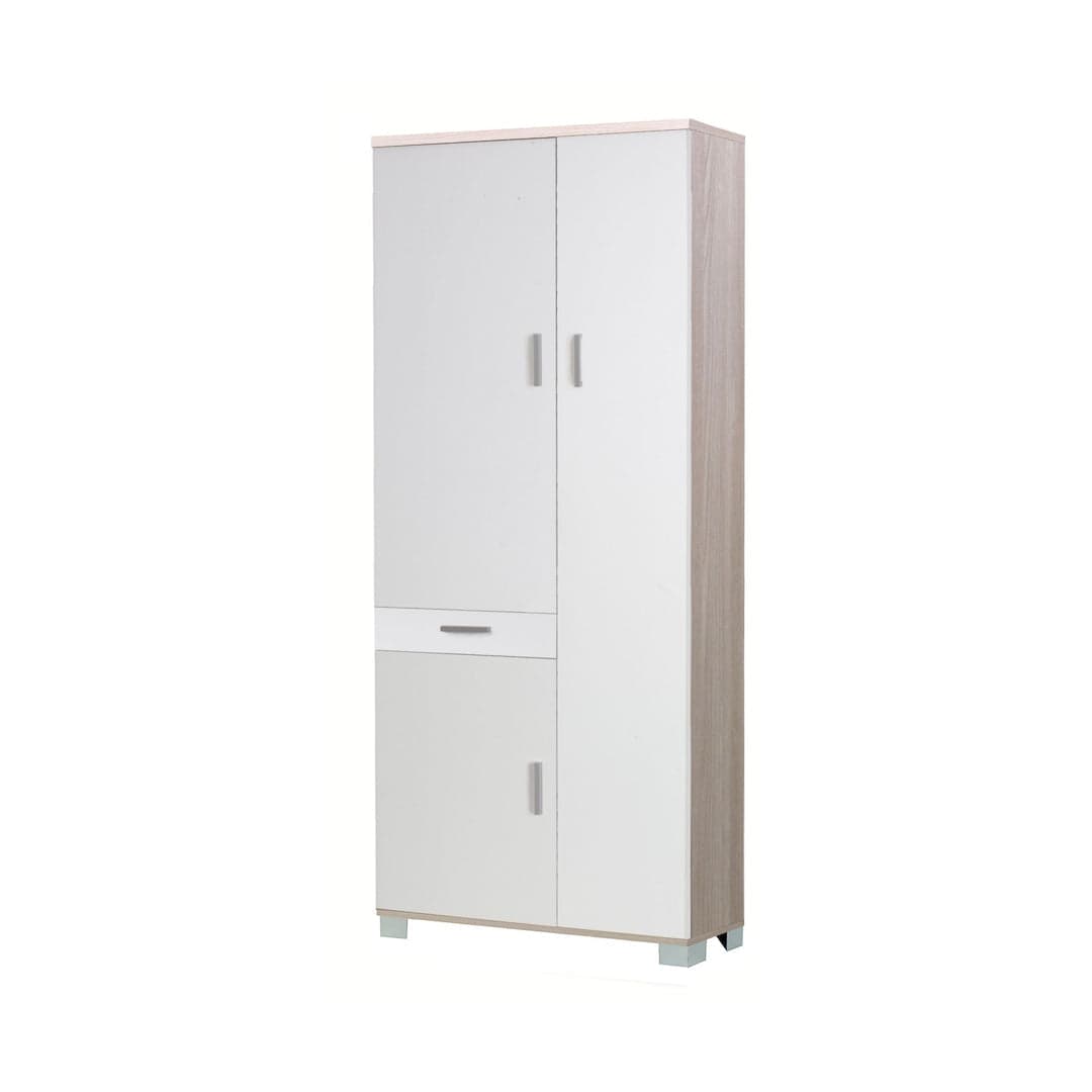 Mobile guardaroba 3 ante con 1 cassetto, finitura moderna - 77 x 34 x 179 cm - 12