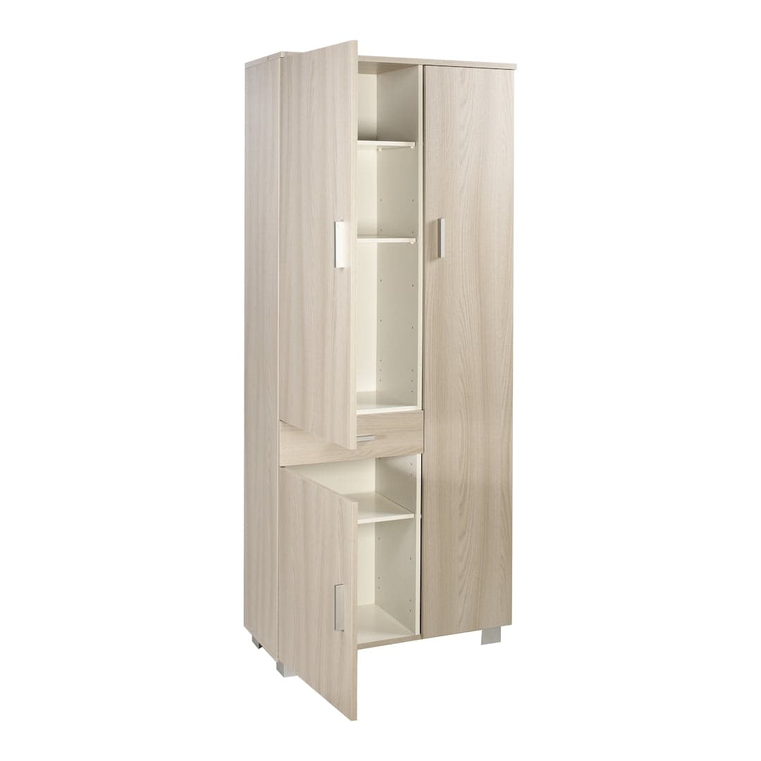 Mobile guardaroba 3 ante con 1 cassetto, finitura moderna - 77 x 34 x 179 cm - 5