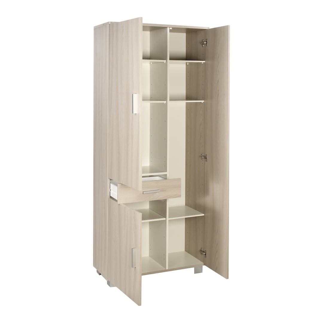 Mobile guardaroba 3 ante con 1 cassetto, finitura moderna - 77 x 34 x 179 cm - 7