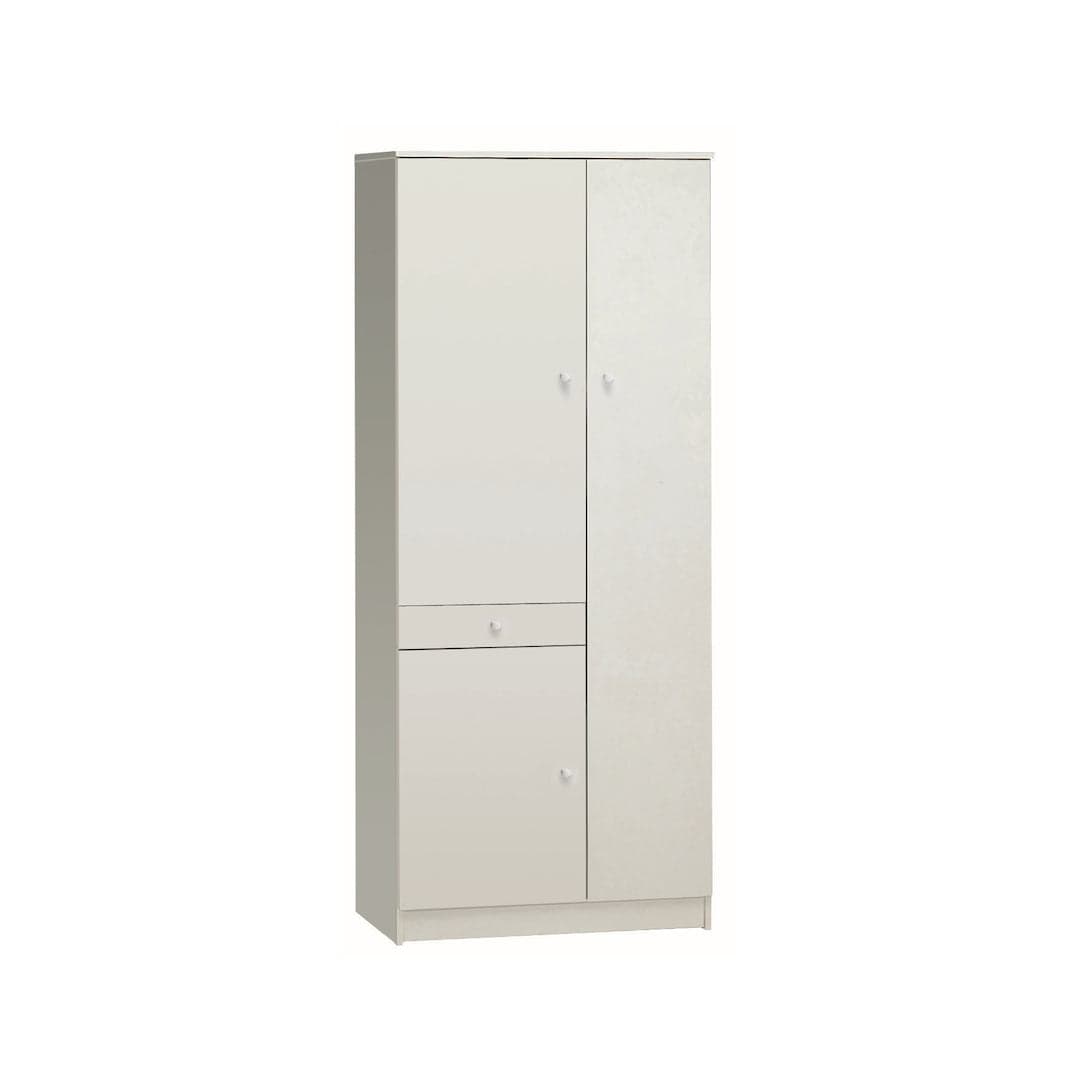 Mobile a 3 ante con cassetto e 6 ripiani regolabili – 77 x 34 x 183 cm - 9