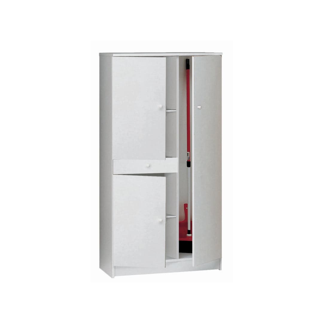Mobile a 3 ante con cassetto e ripiani regolabili – 77 x 34 x 147 cm - 5
