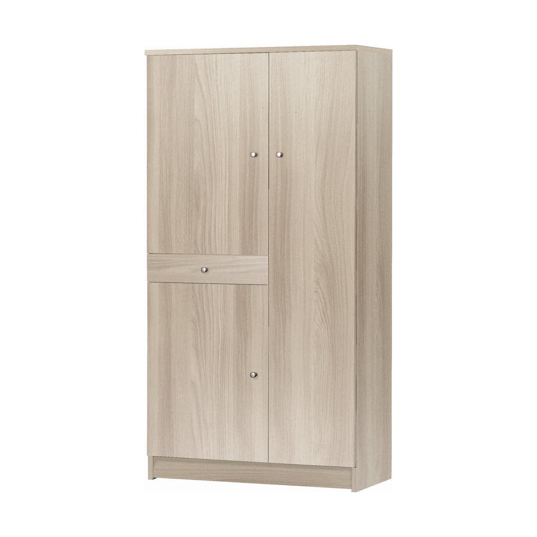 Mobile a 3 ante con cassetto e ripiani regolabili – 77 x 34 x 147 cm - 7