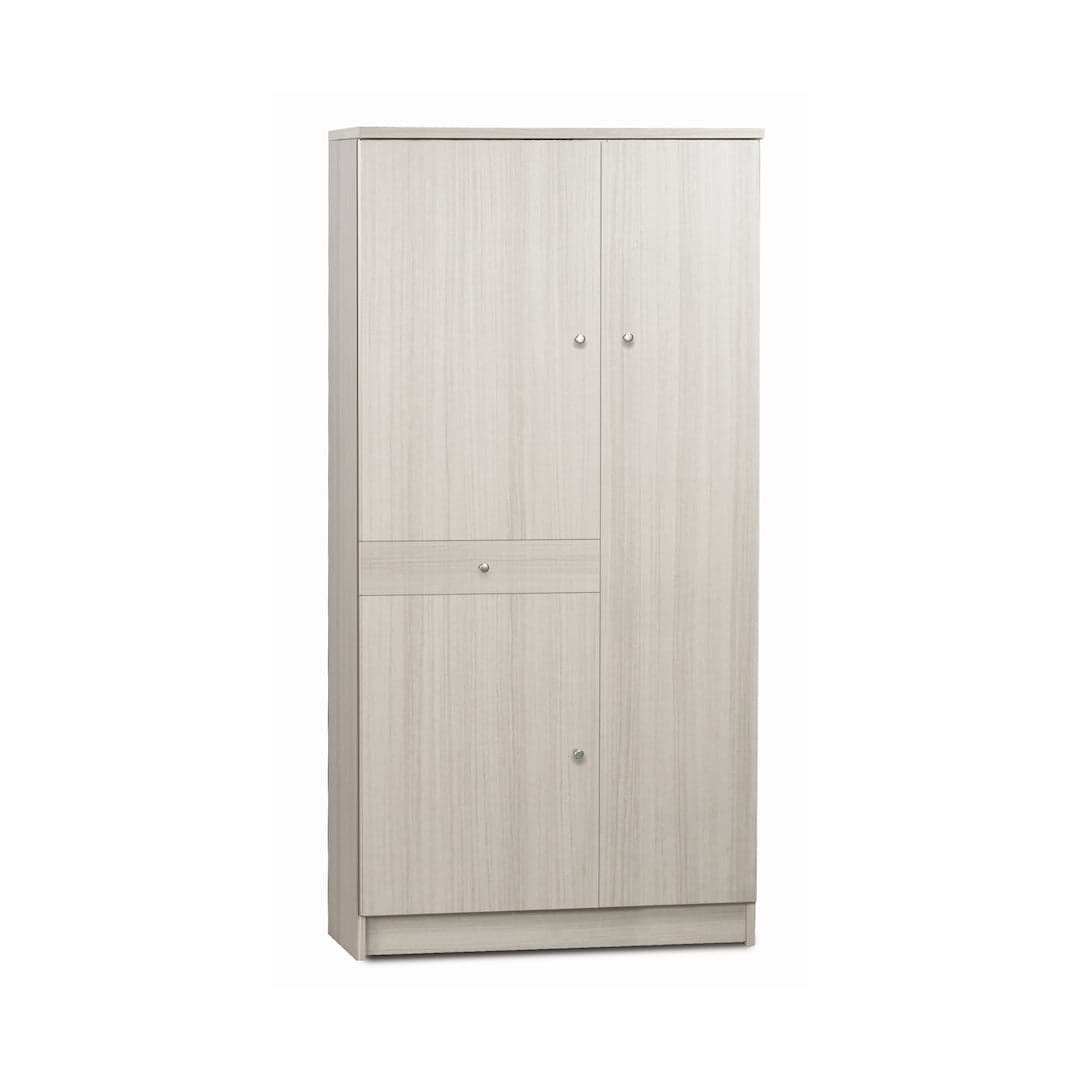 Mobile a 3 ante con cassetto e ripiani regolabili – 77 x 34 x 147 cm - 6