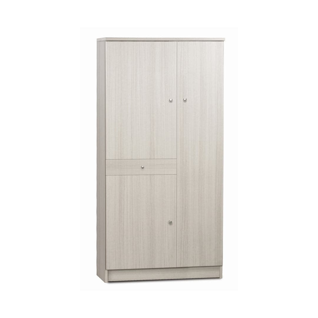 Mobile a 3 ante con cassetto e ripiani regolabili – 77 x 34 x 147 cm - 2
