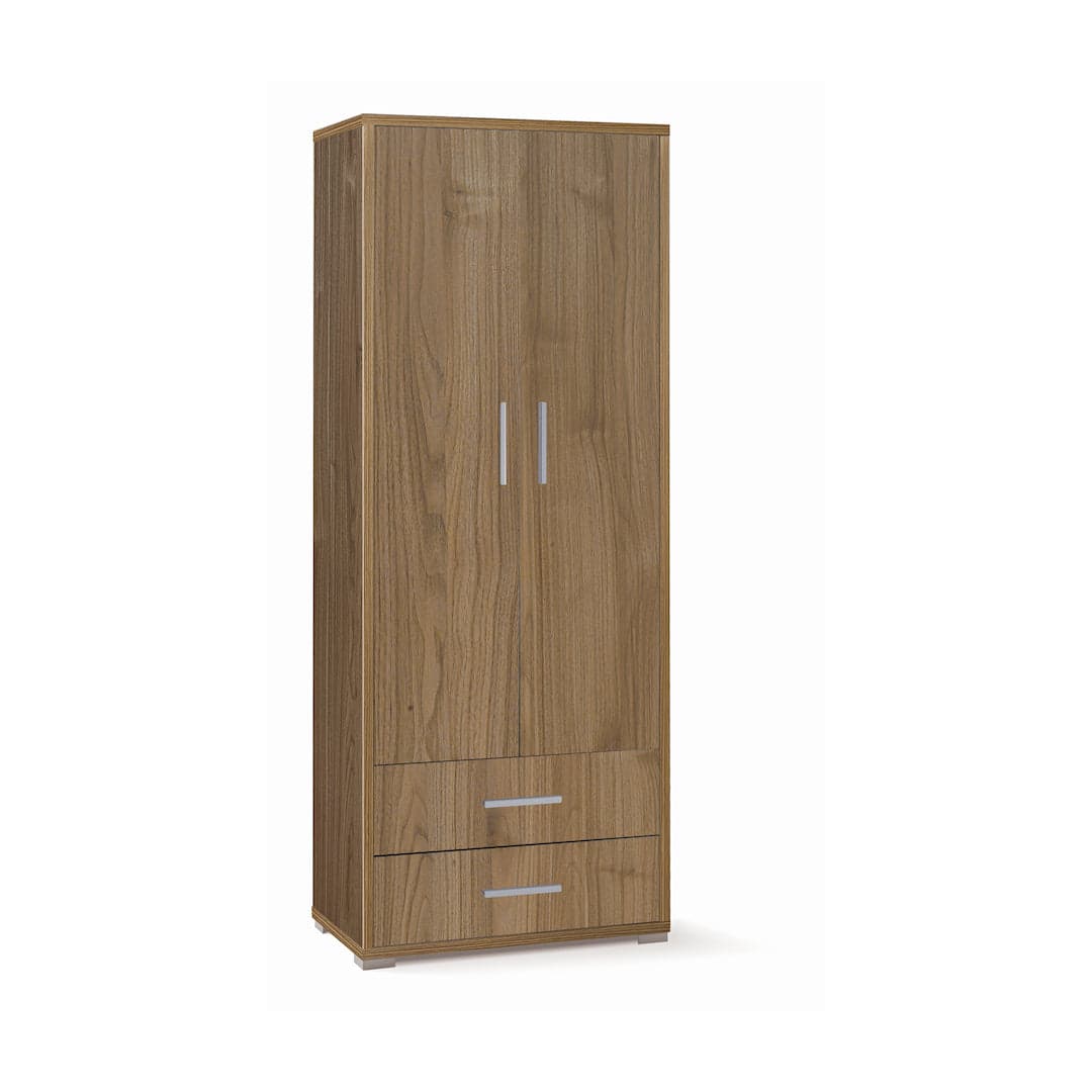 Armadio a due ante con due cassetti dal design moderno - 182 x 71 x 41 cm - 13