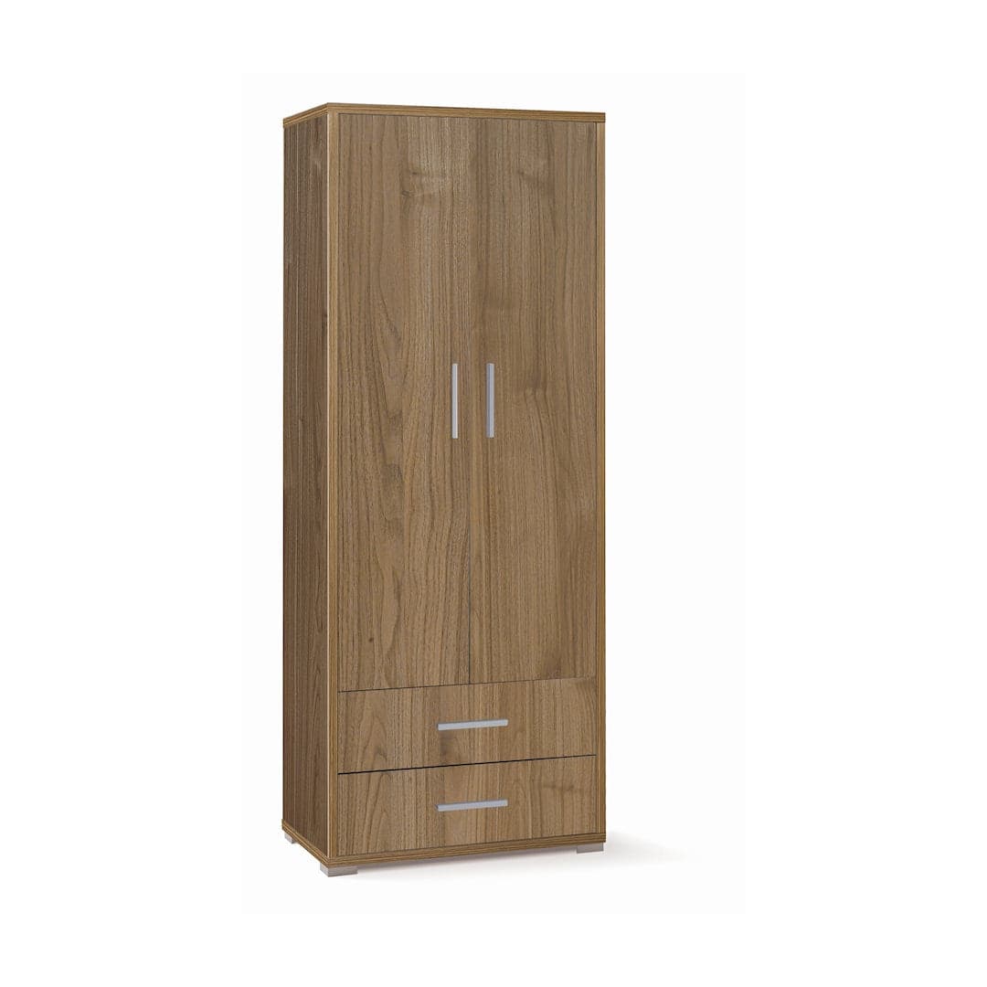 Armadio a due ante con due cassetti dal design moderno - 182 x 71 x 41 cm - 3