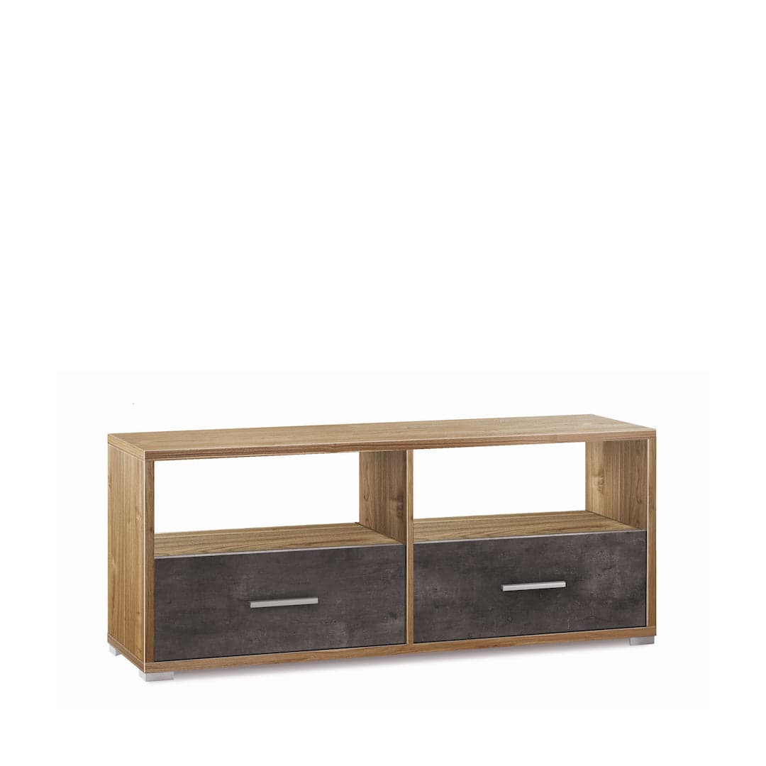 Mobile a 2 cassetti con design moderno – 139 x 41 x 57 cm - 14