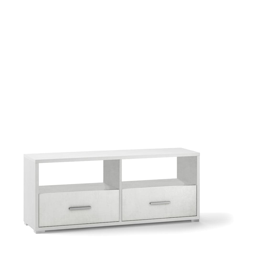 Mobile a 2 cassetti con design moderno – 139 x 41 x 57 cm - 19