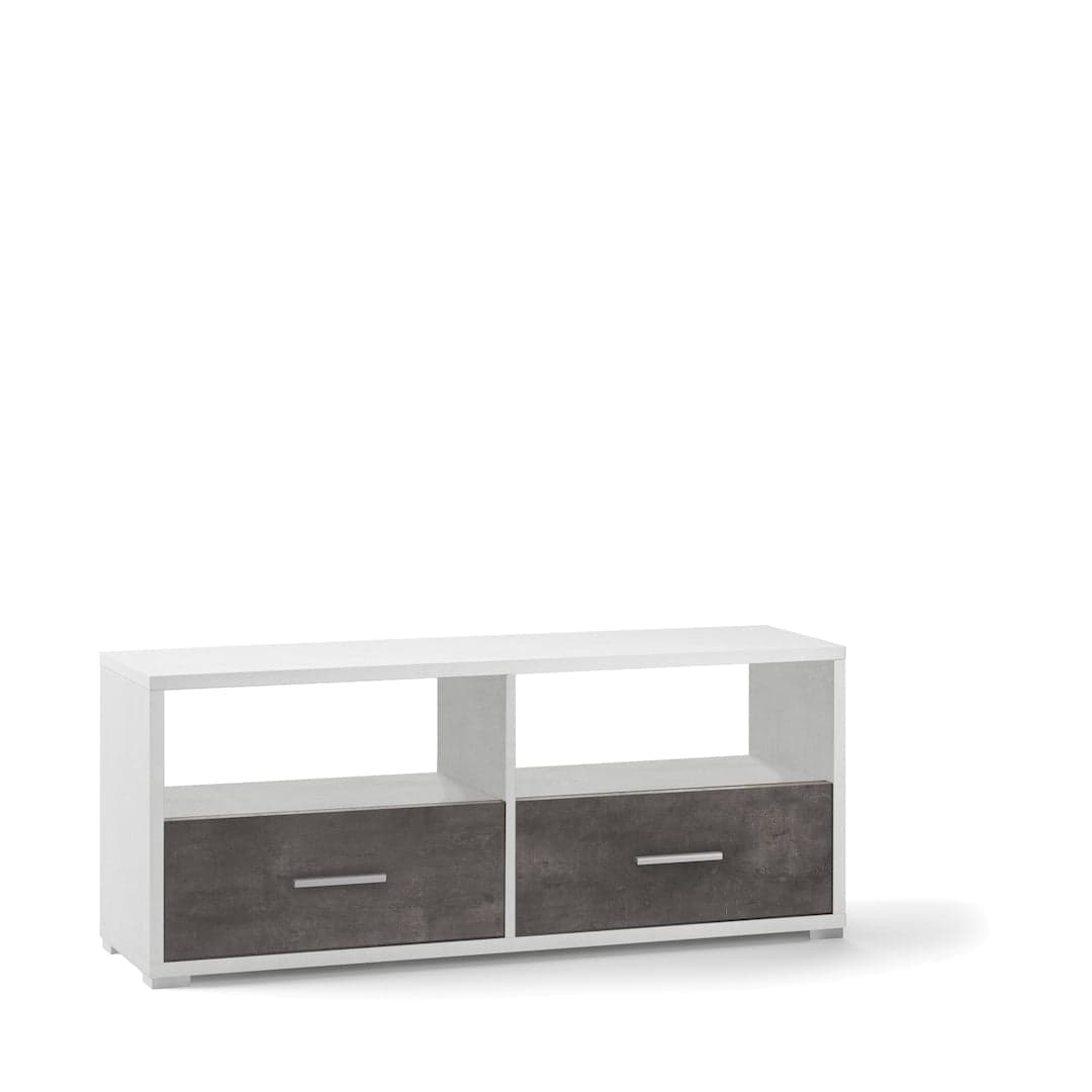 Mobile a 2 cassetti con design moderno – 139 x 41 x 57 cm - 18