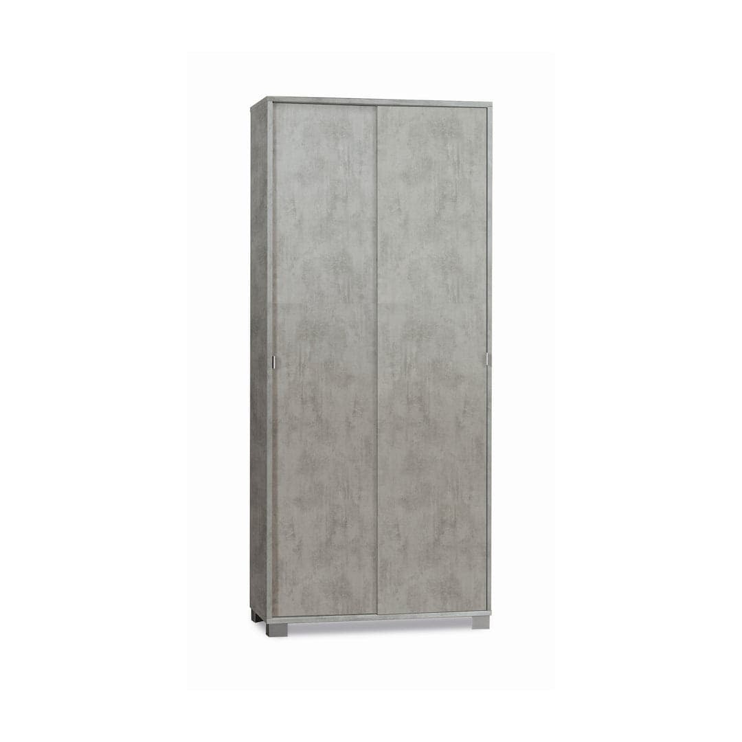 Mobile a 2 ante scorrevoli con 8 ripiani regolabili – 82 x 42 x 190 cm - 2