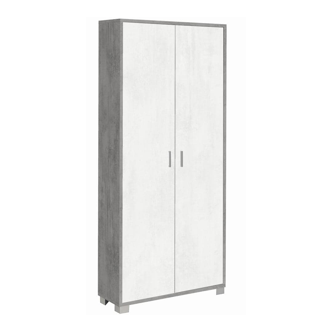 Armadio portascarpe a due ante con griglie interne - 190 x 83 x 29 cm - 17