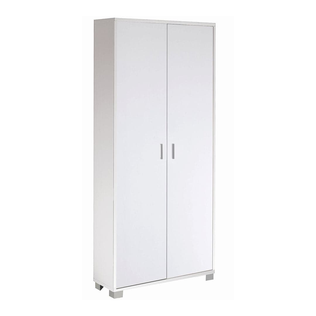 Armadio portascarpe a due ante con griglie interne - 190 x 83 x 29 cm - 14