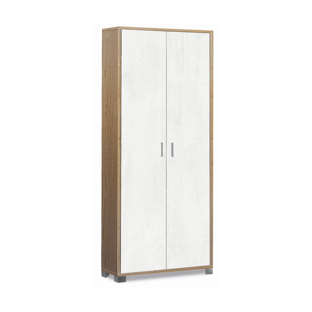 Armadio portascarpe a due ante con griglie interne - 190 x 83 x 29 cm - 6