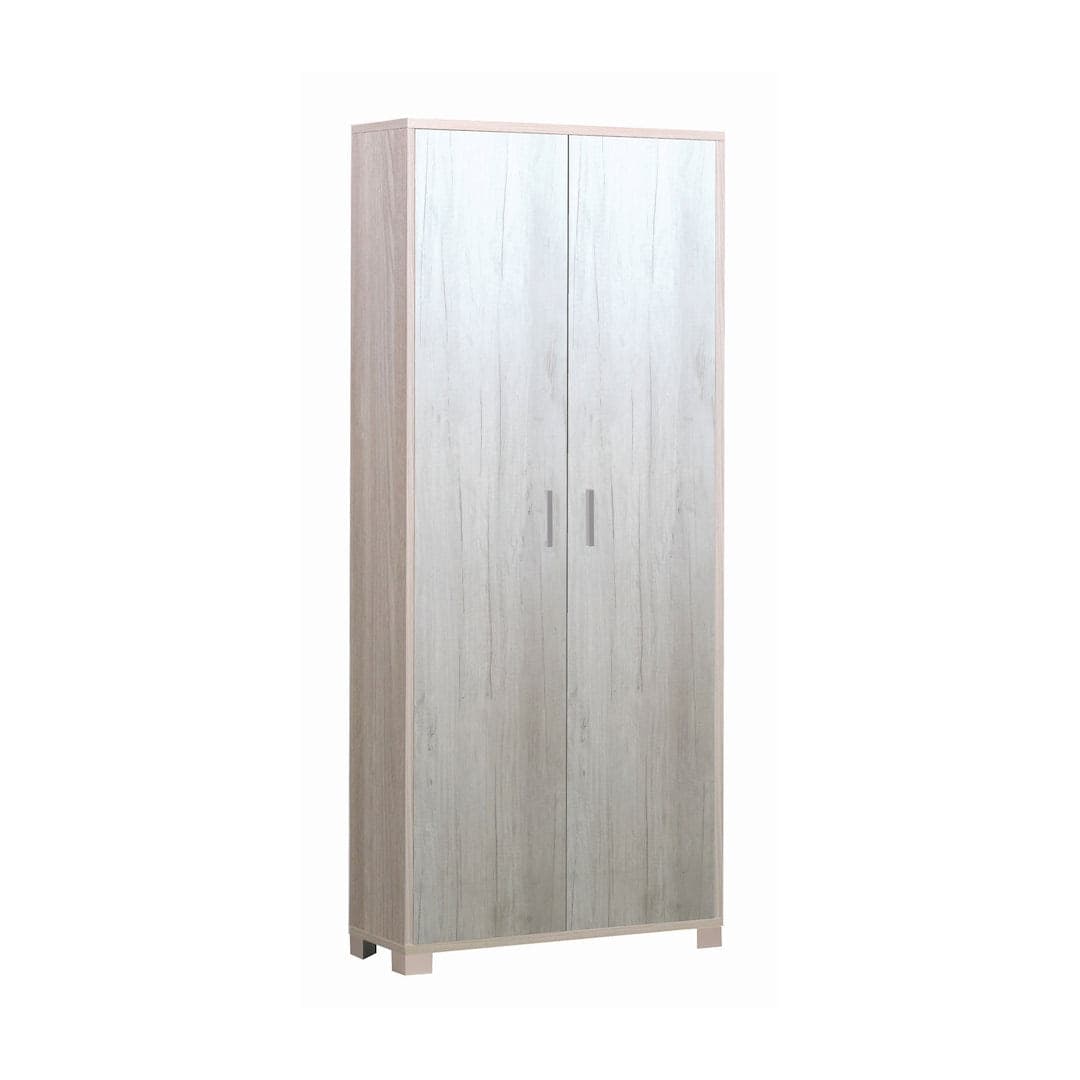 Mobile portascarpe a 2 ante con ripiani e griglie – 83 x 29 x 190 cm - 8