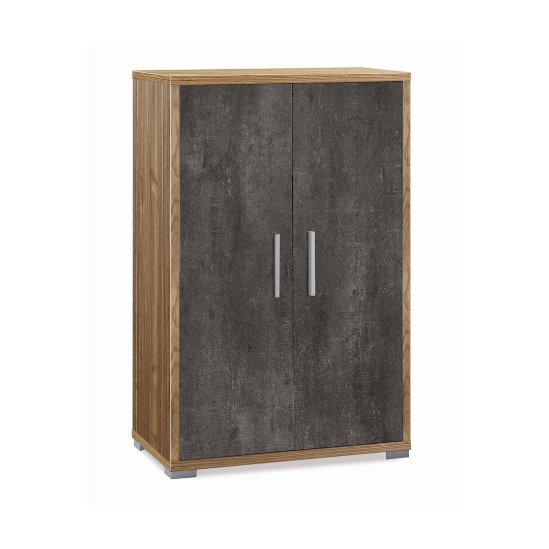 Mobile contenitore a due ante con ripiani regolabili - 110 x 71 x 41 cm - 14