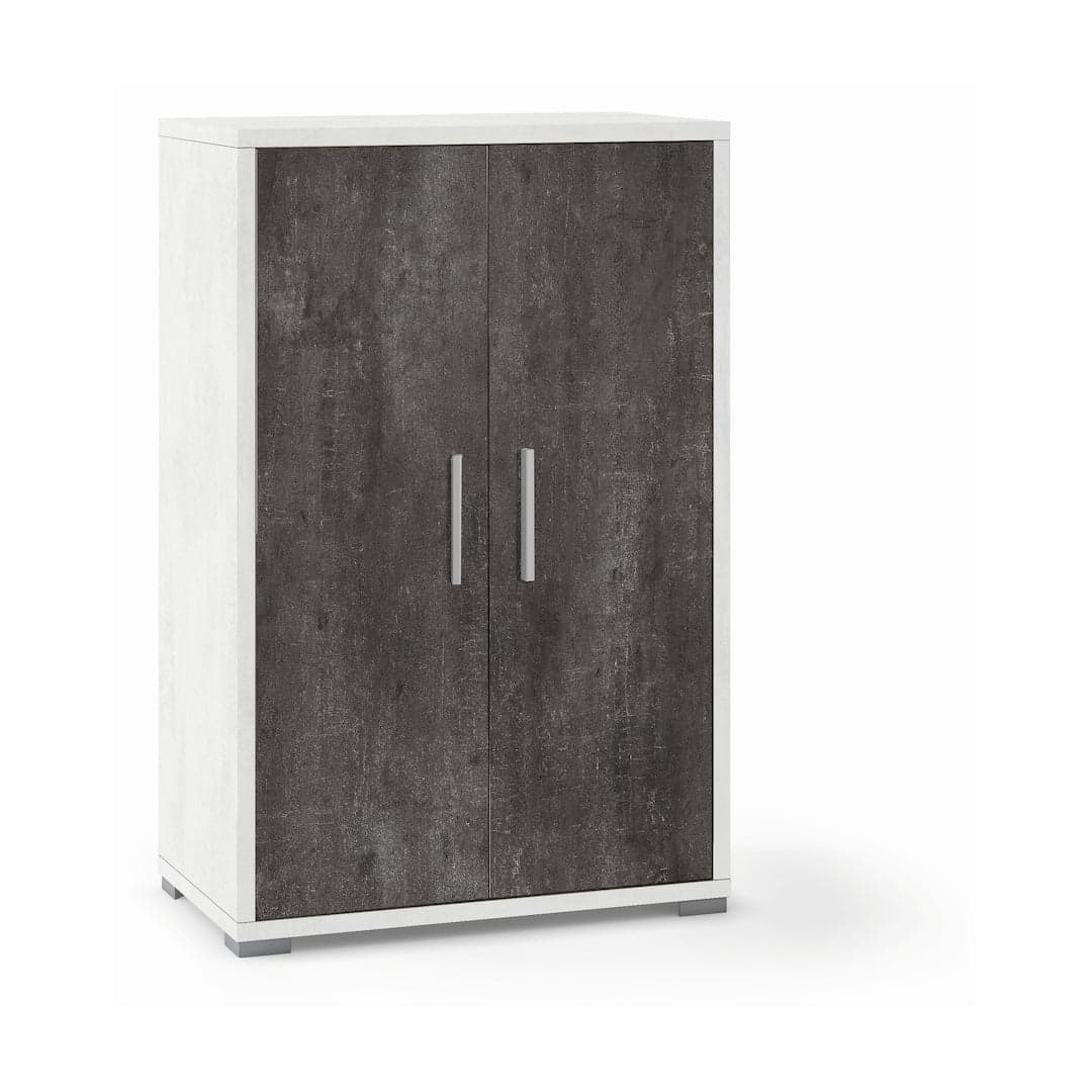 Mobile a 2 ante con ripiani regolabili – 71 x 41 x 110 cm - 8