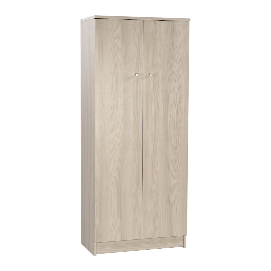 Mobile guardaroba a due ante con ripiani regolabili - 147 x 62 x 34 cm - 10