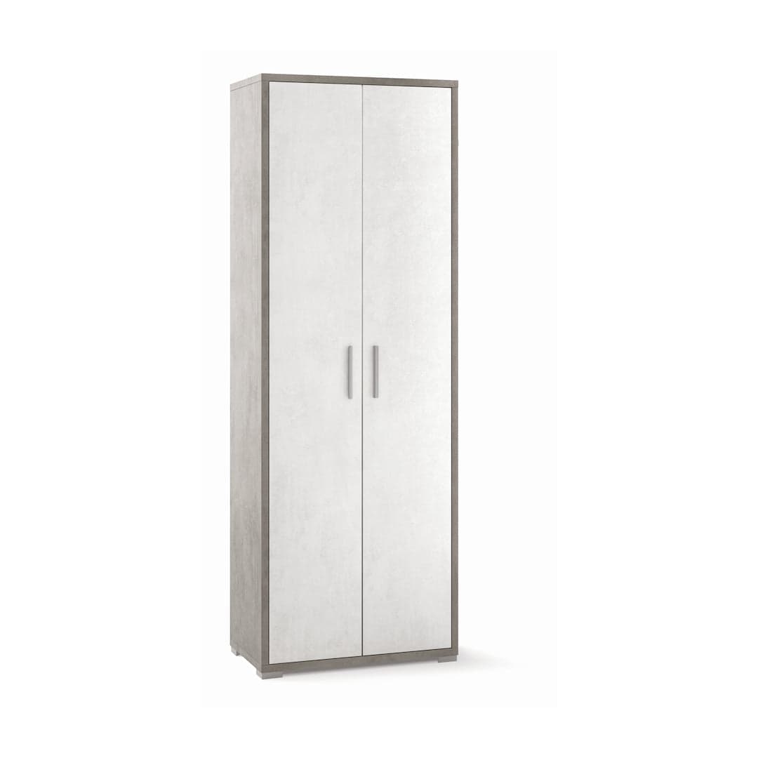 Libreria a due ante con cinque livelli espositivi - 199 x 71 x 41 cm - 12