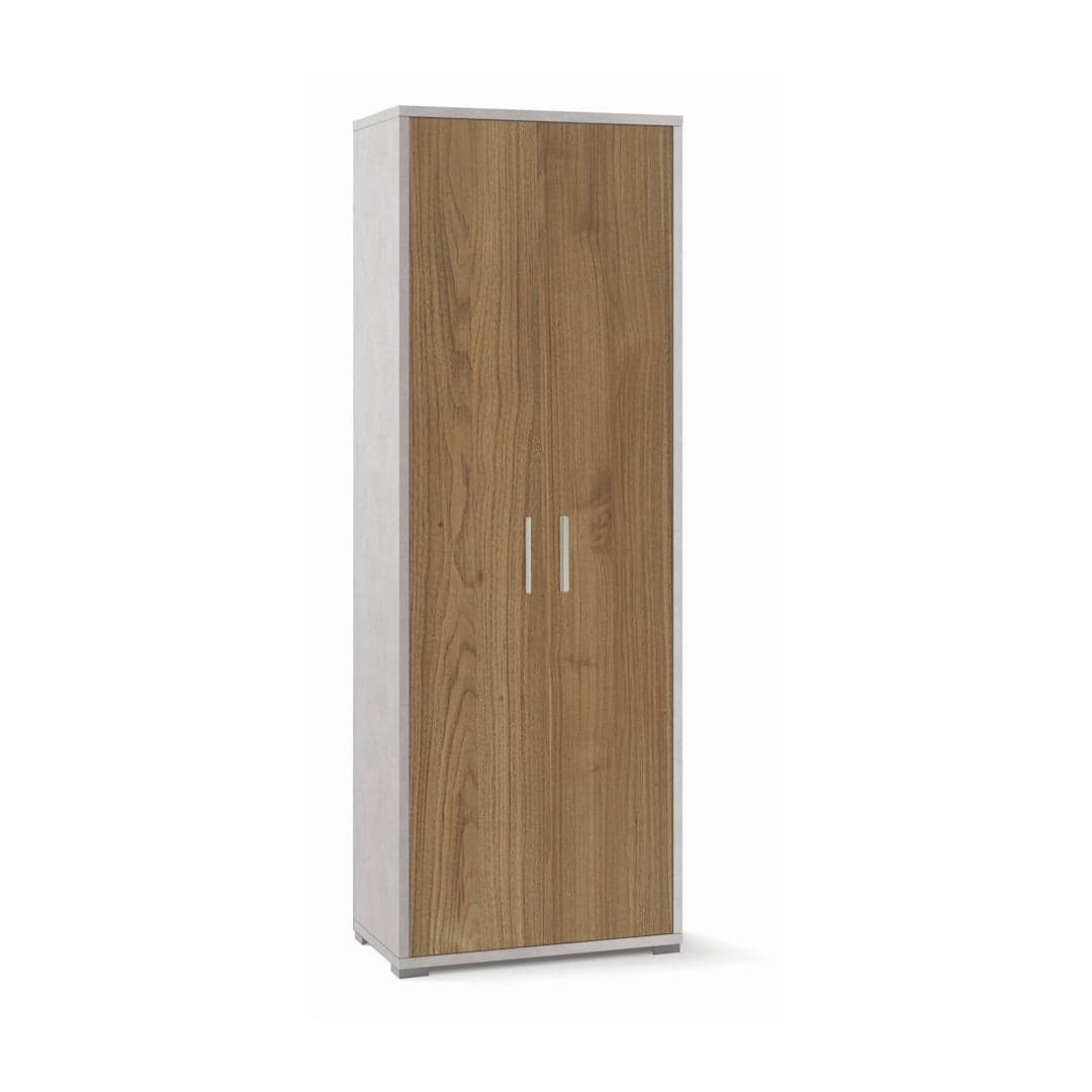 Mobile libreria a 2 ante con ripiani fissi e regolabili – 71 x 41 x 199 cm - 17