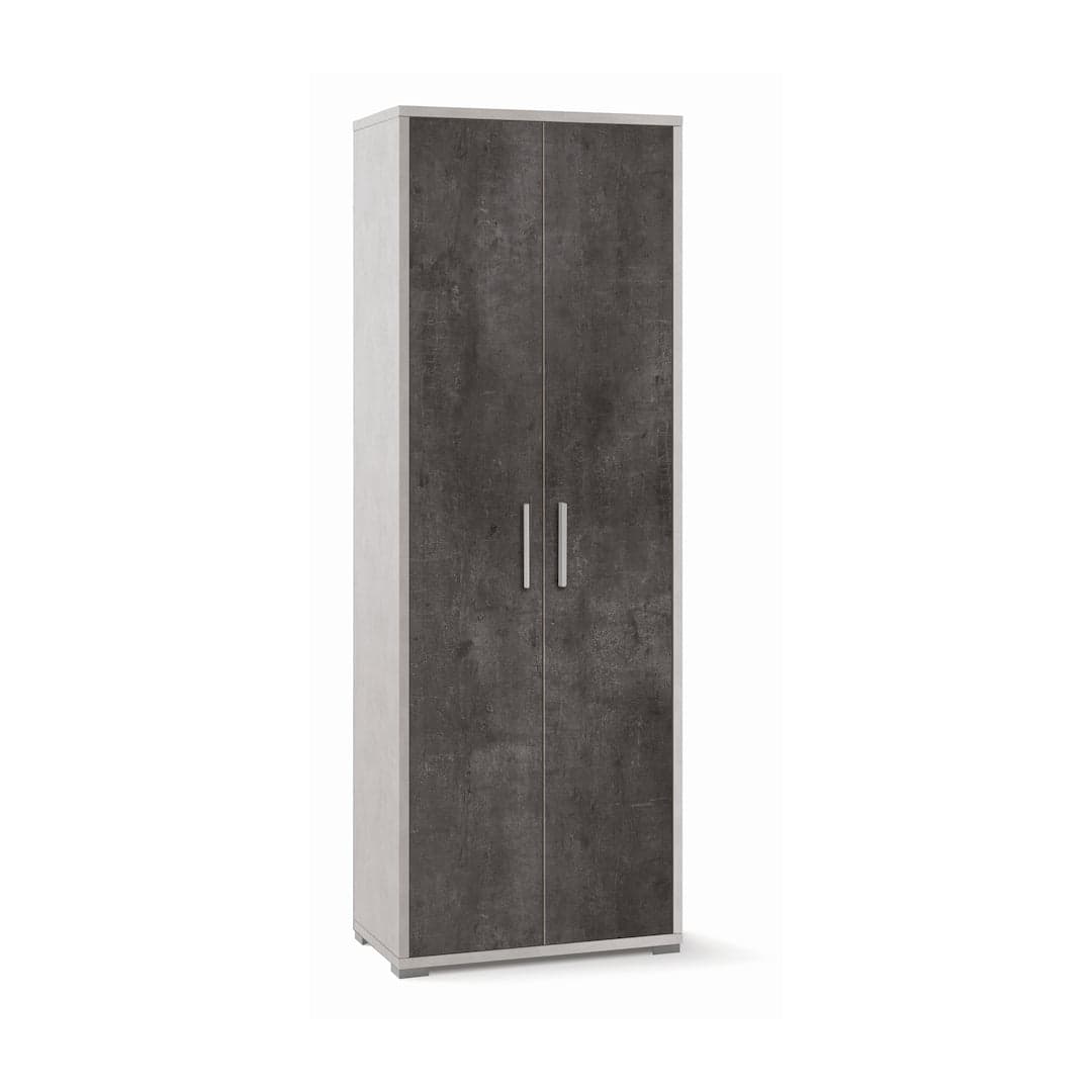 Mobile libreria a 2 ante con ripiani fissi e regolabili – 71 x 41 x 199 cm - 18