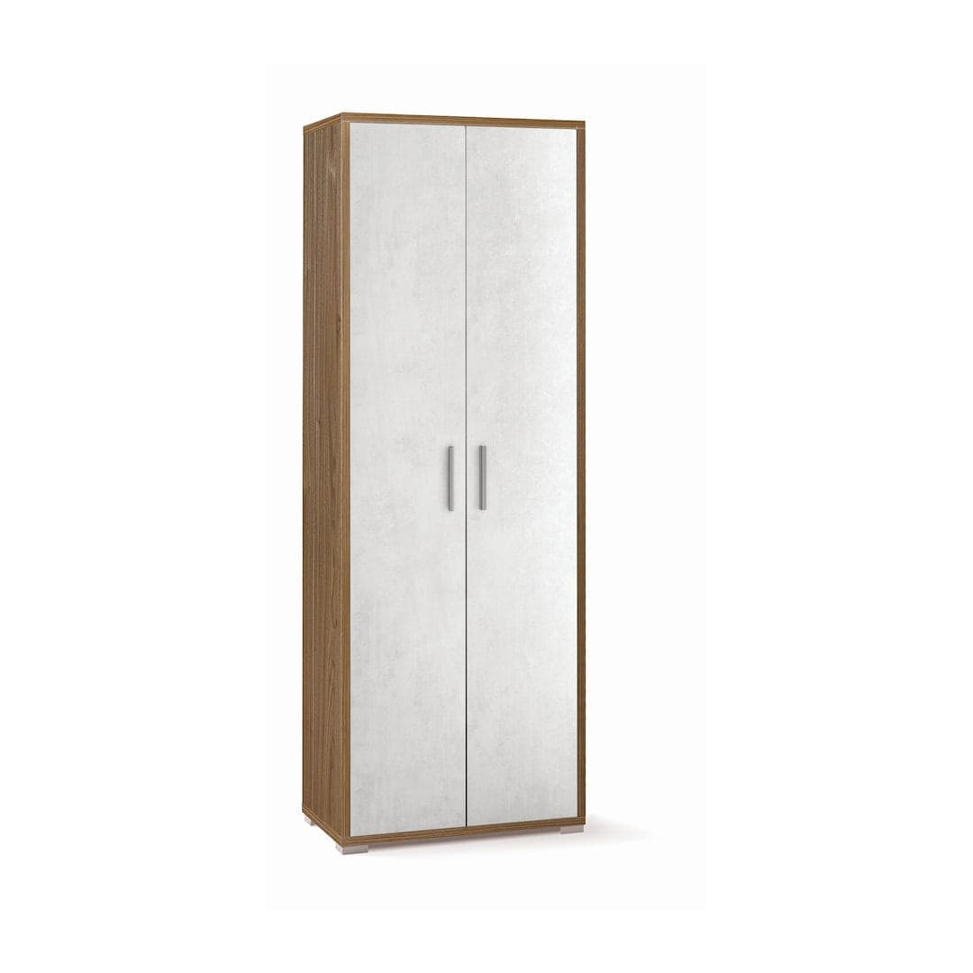 Mobile libreria a 2 ante con ripiani fissi e regolabili – 71 x 41 x 199 cm - 5