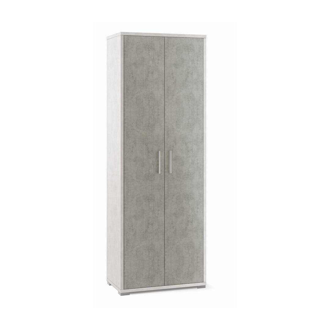 Mobile libreria a 2 ante con ripiani fissi e regolabili – 71 x 41 x 199 cm - 6