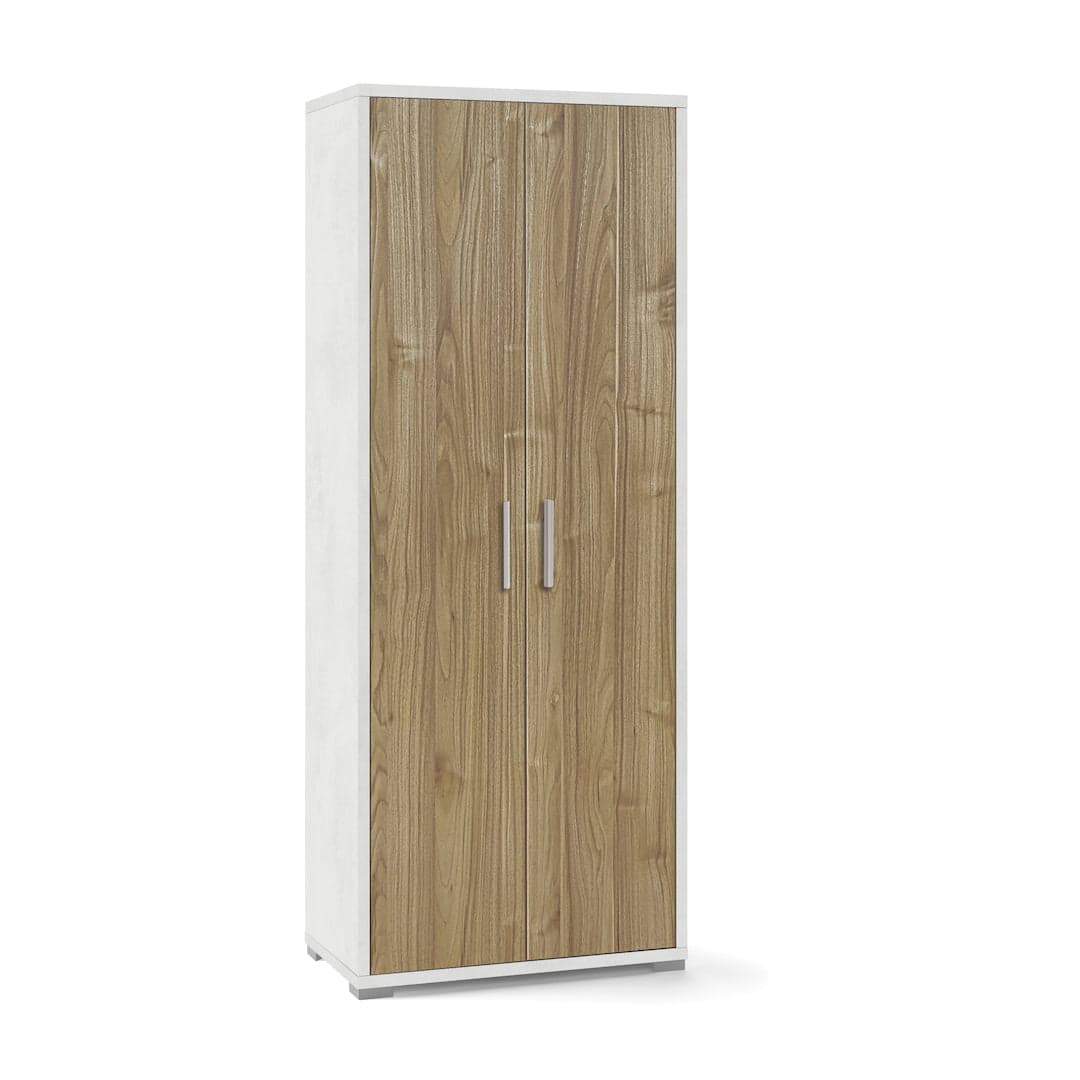Mobile a 2 ante con ripiani fissi e regolabili – 71 x 41 x 182 cm - 17