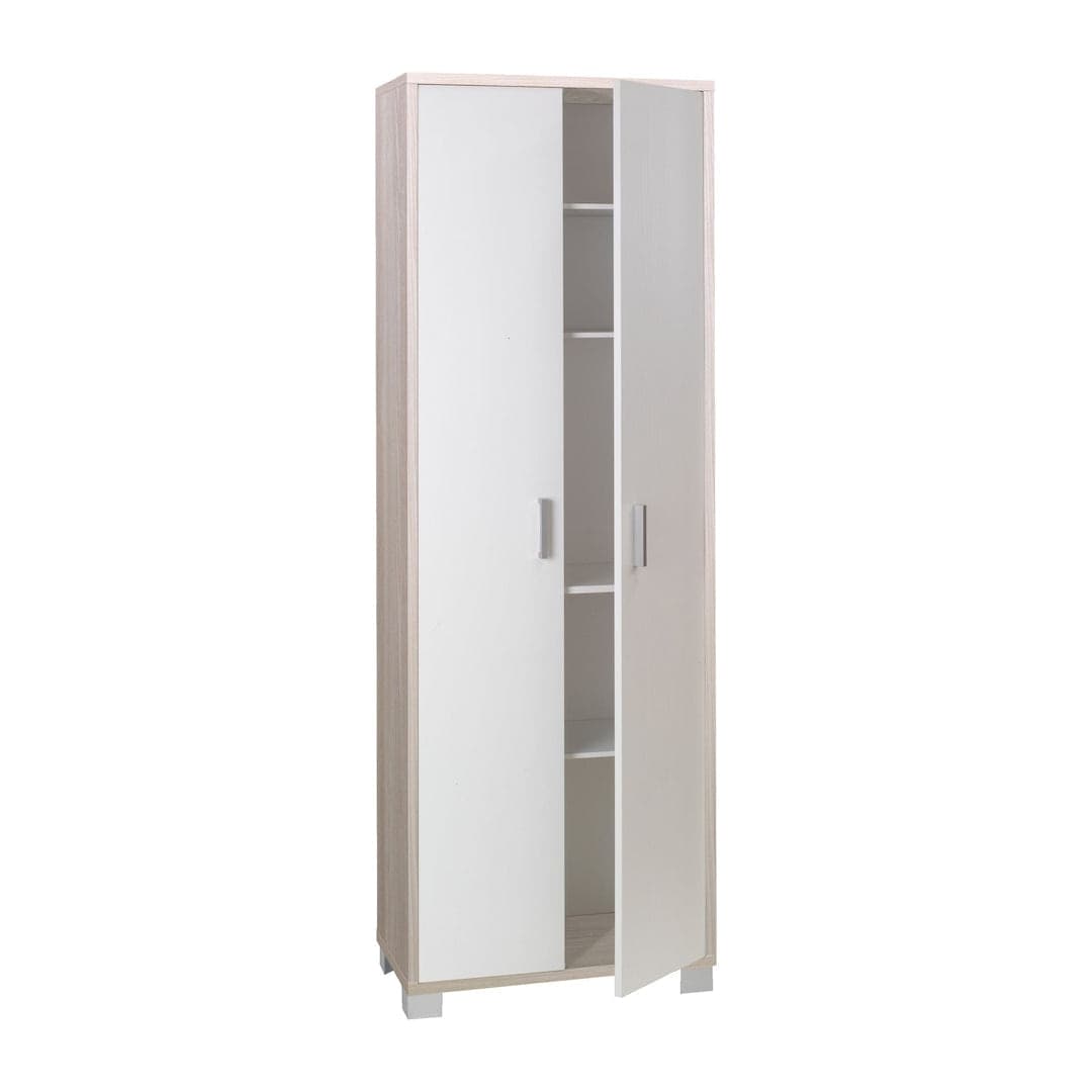 Mobile a 2 ante con ripiani regolabili – 63 x 34 x 183 cm - 8