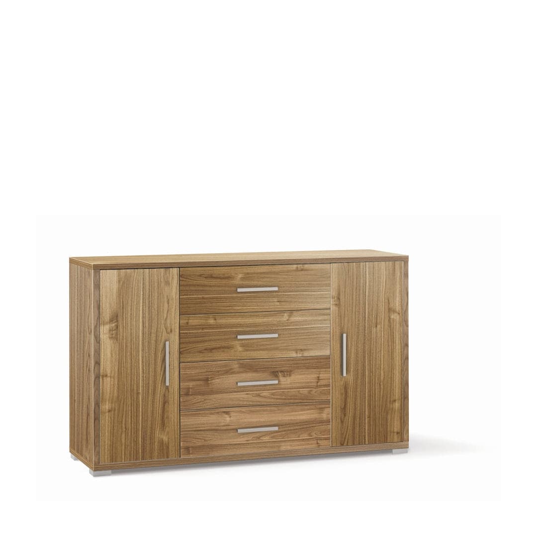 Mobile a 2 ante e 4 cassetti con ripiani regolabili – 137 x 41 x 84 cm - 3