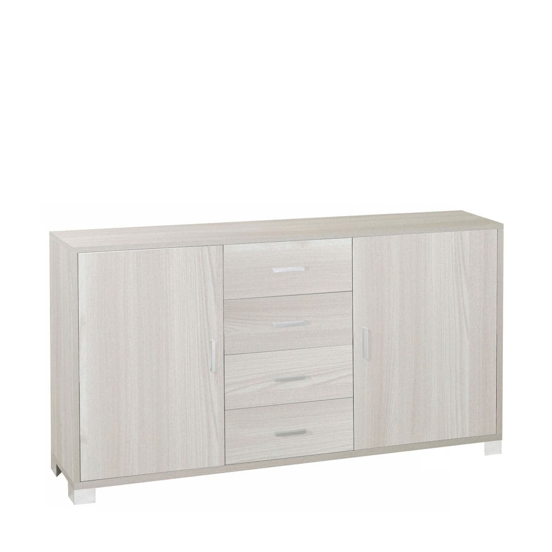 Mobile a 2 ante e 4 cassetti con ripiani regolabili – 153 x 41 x 86 cm - 13