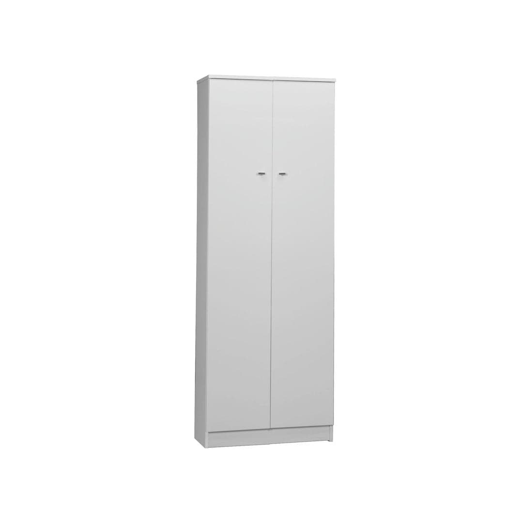 Mobile a 2 ante laccato lucido con ripiani regolabili – 46 x 34 x 183 cm - 3