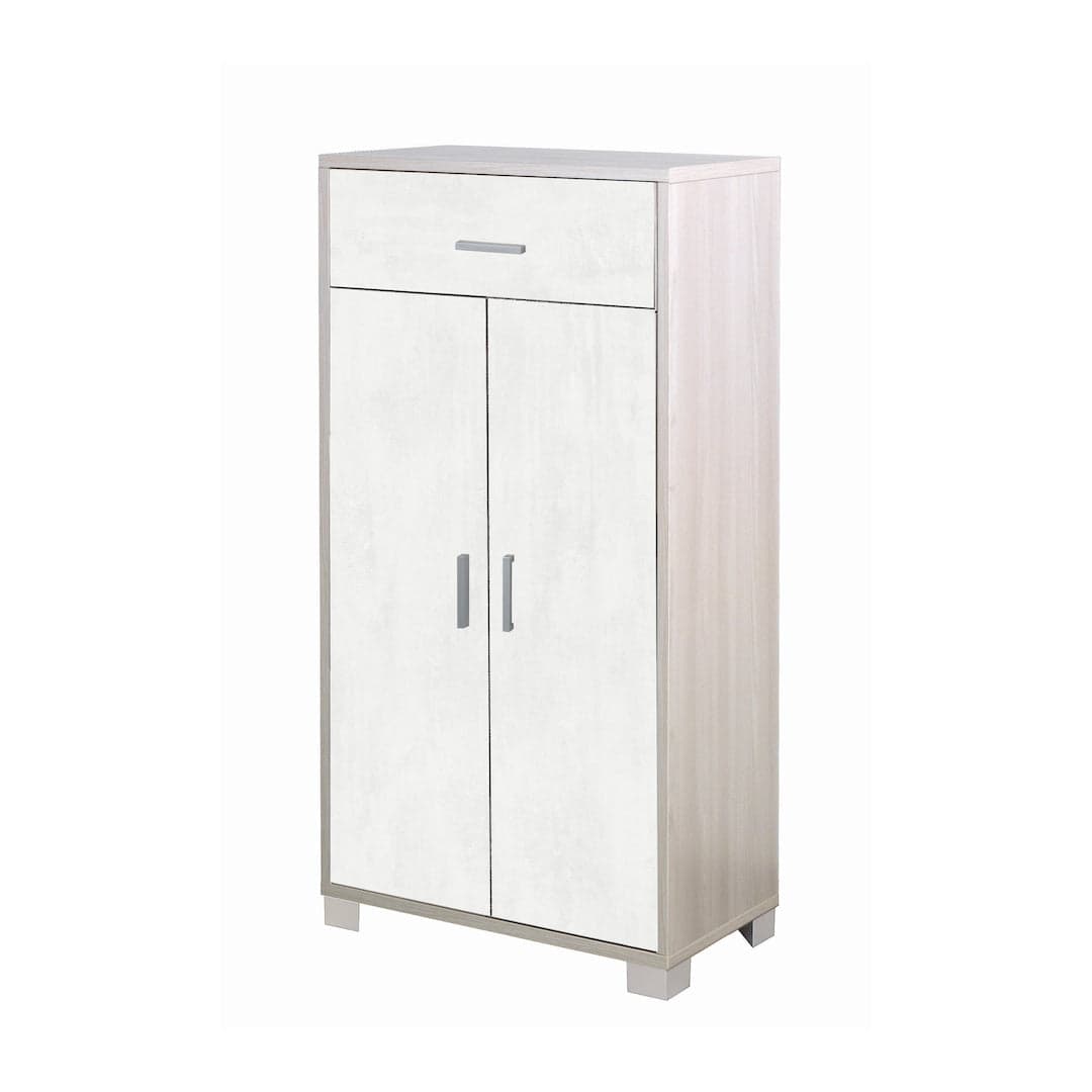 Mobile a 2 ante e 1 cassetto con ripiani regolabili – 63 x 34 x 124 cm - 19