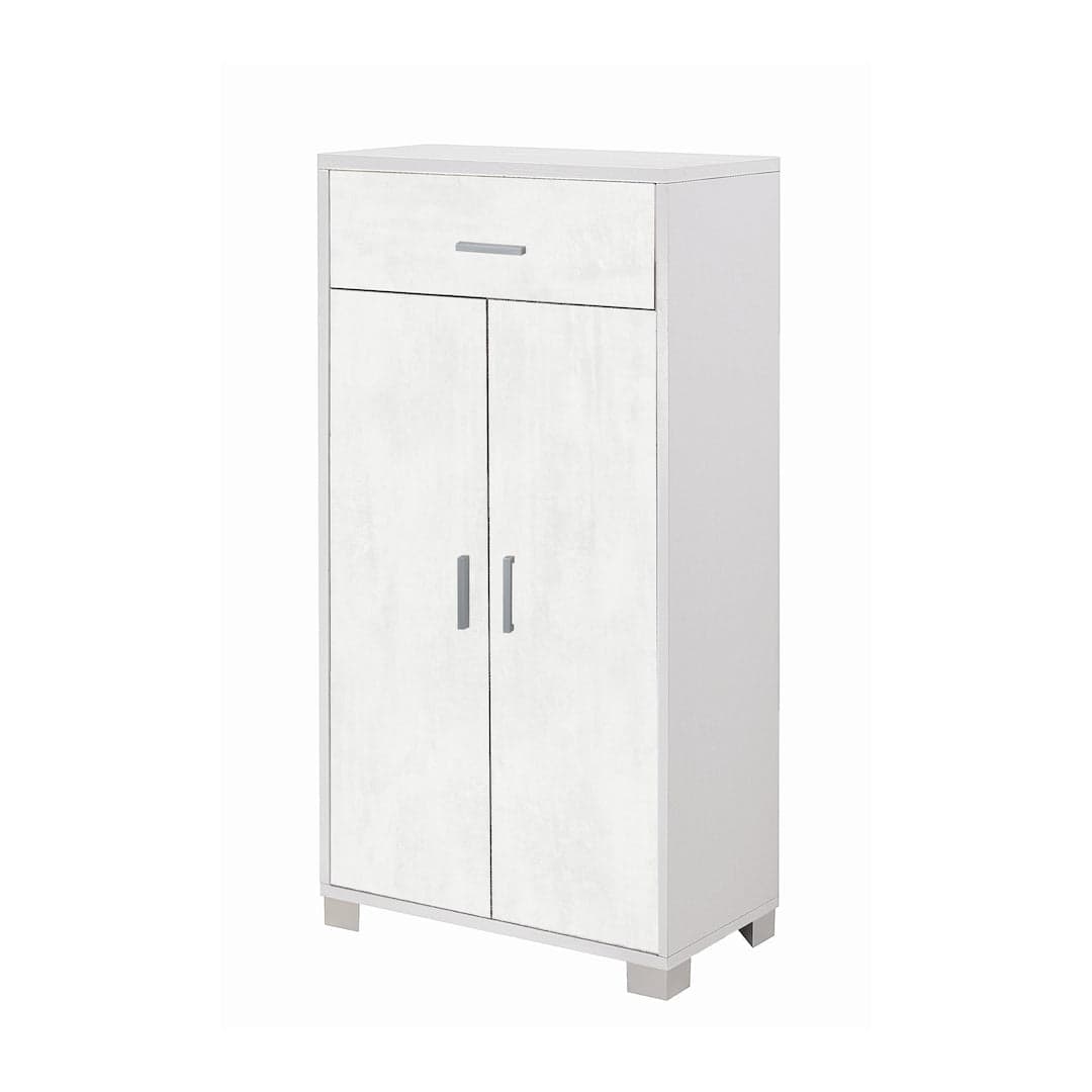 Mobile a 2 ante e 1 cassetto con ripiani regolabili – 63 x 34 x 124 cm - 13