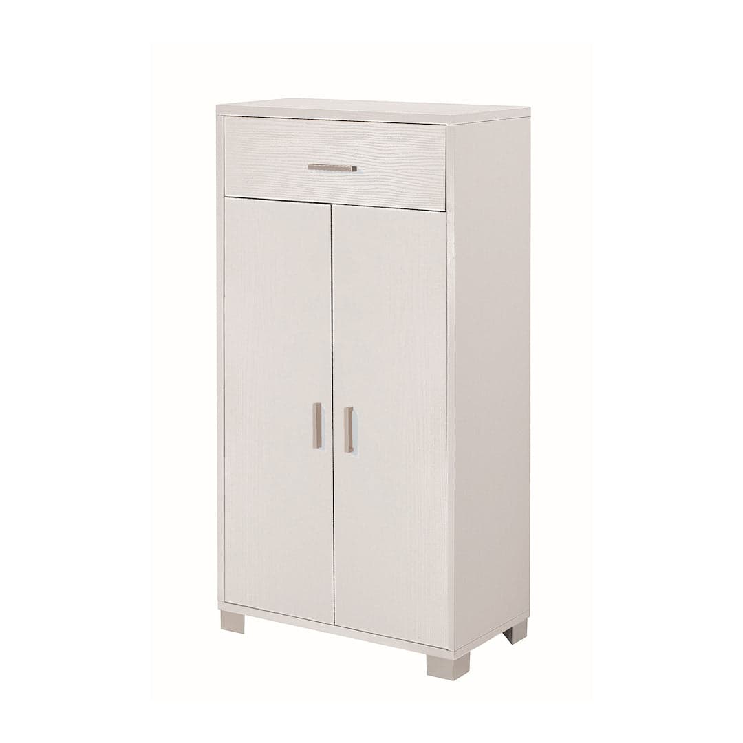 Mobile a 2 ante e 1 cassetto con ripiani regolabili – 63 x 34 x 124 cm - 11