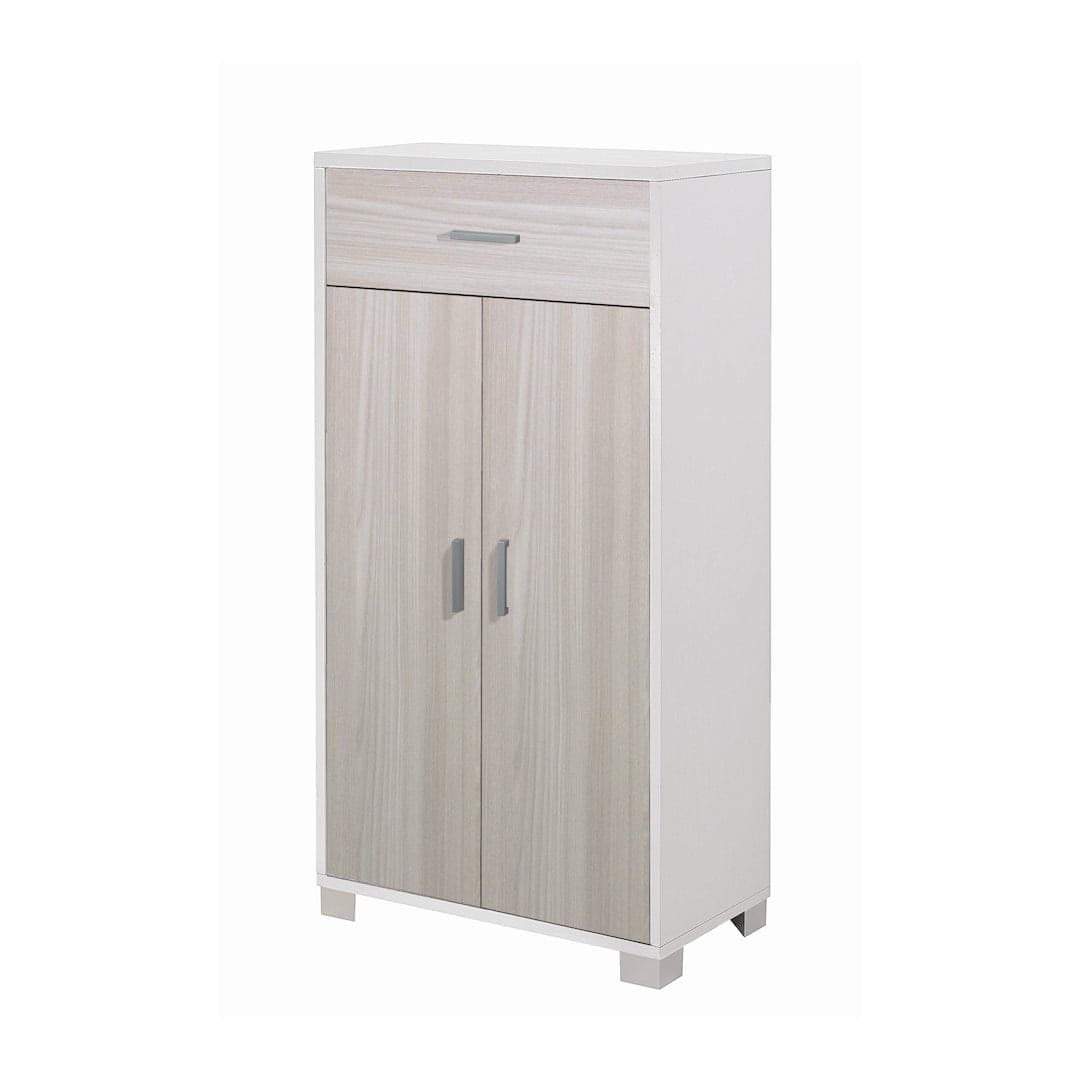 Mobile a 2 ante e 1 cassetto con ripiani regolabili – 63 x 34 x 124 cm - 2