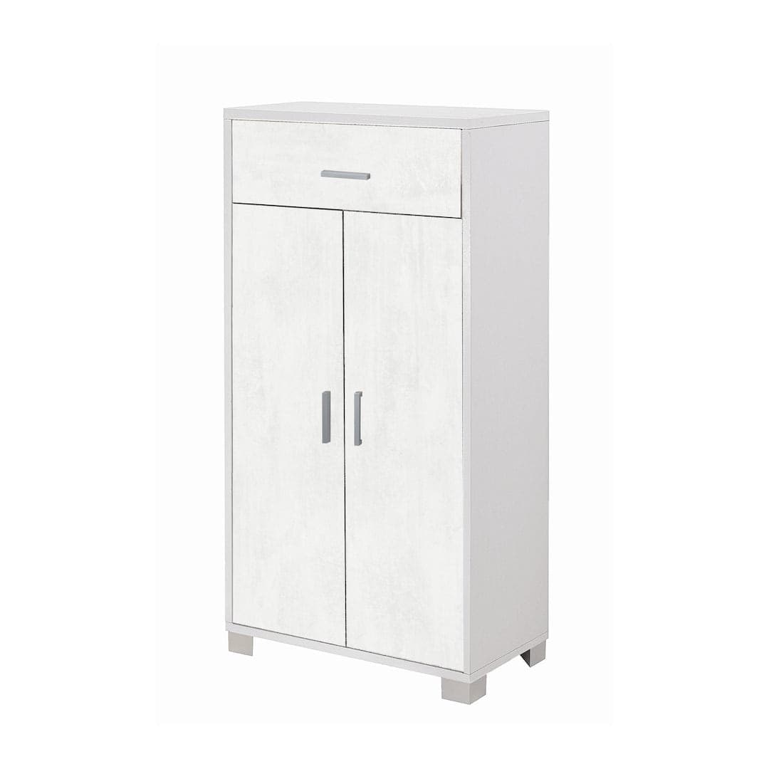 Mobile a 2 ante e 1 cassetto con ripiani regolabili – 63 x 34 x 124 cm - 3
