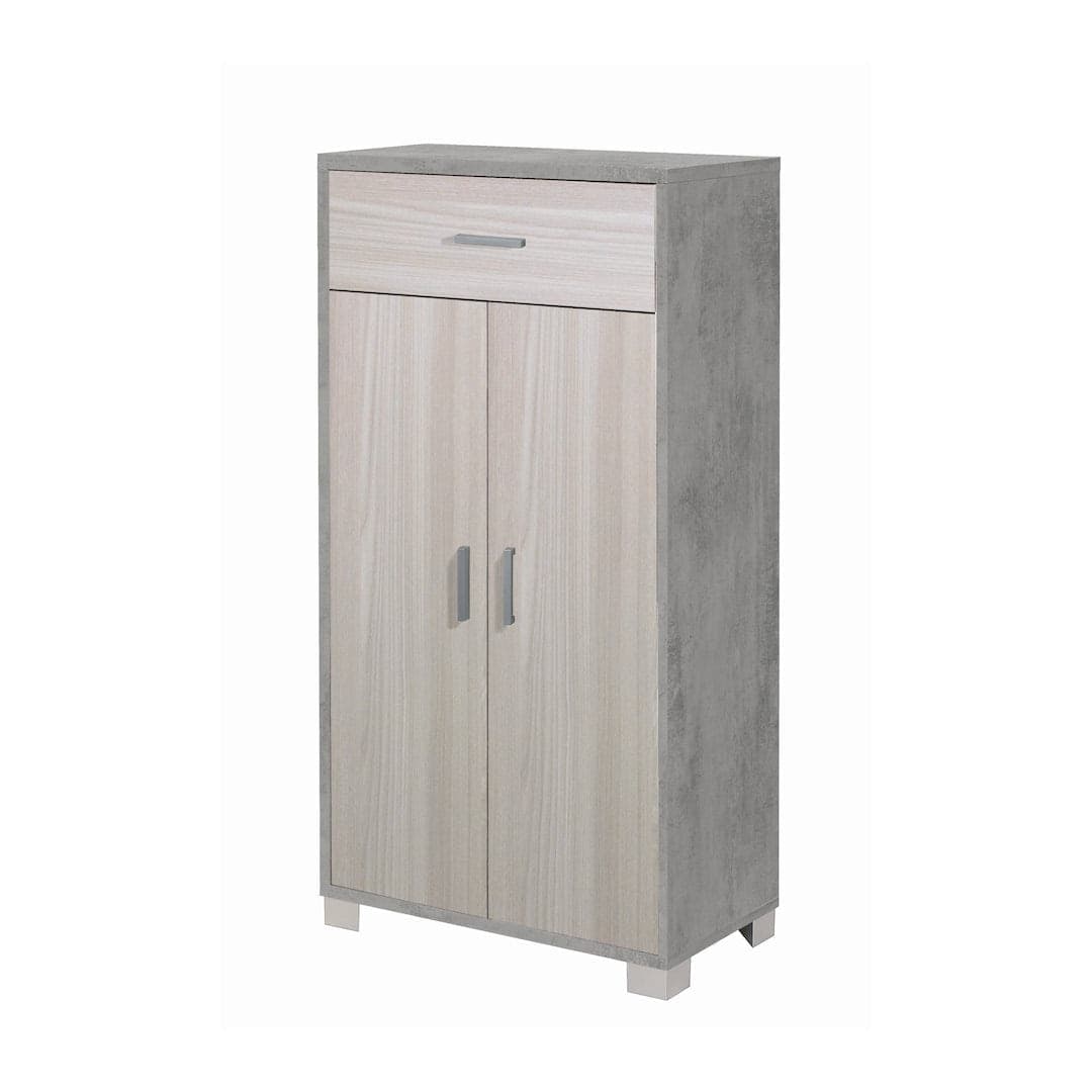 Mobile a 2 ante e 1 cassetto con ripiani regolabili – 63 x 34 x 124 cm - 5