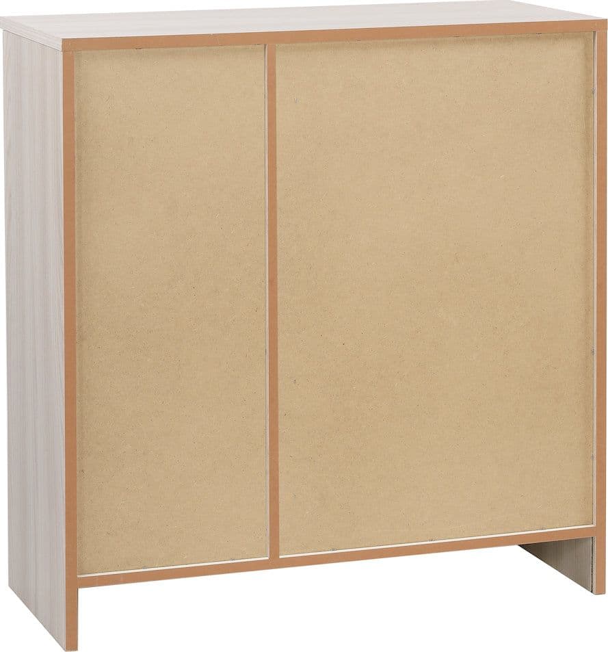 Mobile a 2 ante e 1 cassetto con ripiani regolabili – 77 x 34 x 80 cm - 6