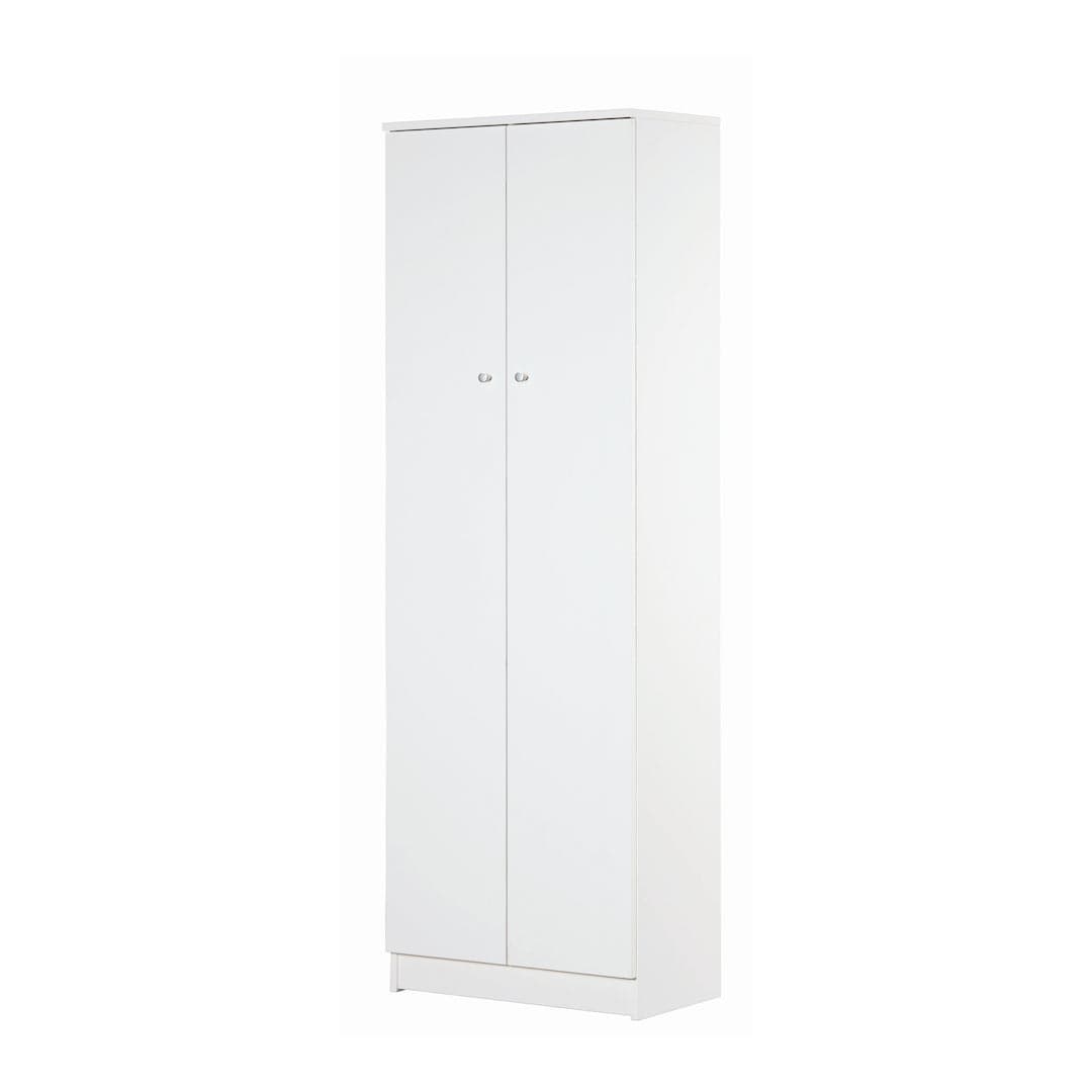 Mobile a 2 ante con ripiani regolabili in pannello nobilitato – 62 x 34 x 183 cm - 7