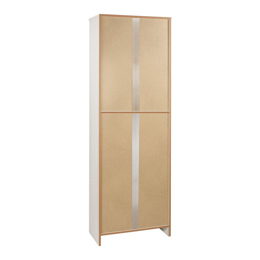 Mobile a 2 ante con ripiani regolabili in pannello nobilitato – 62 x 34 x 183 cm - 5