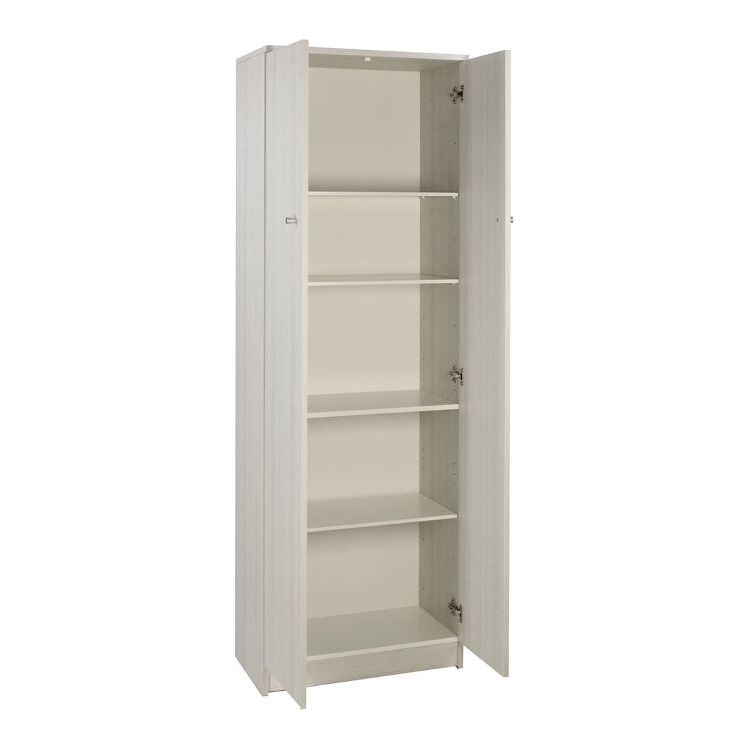 Mobile a 2 ante con ripiani regolabili – 62 x 34 x 182 cm - 4
