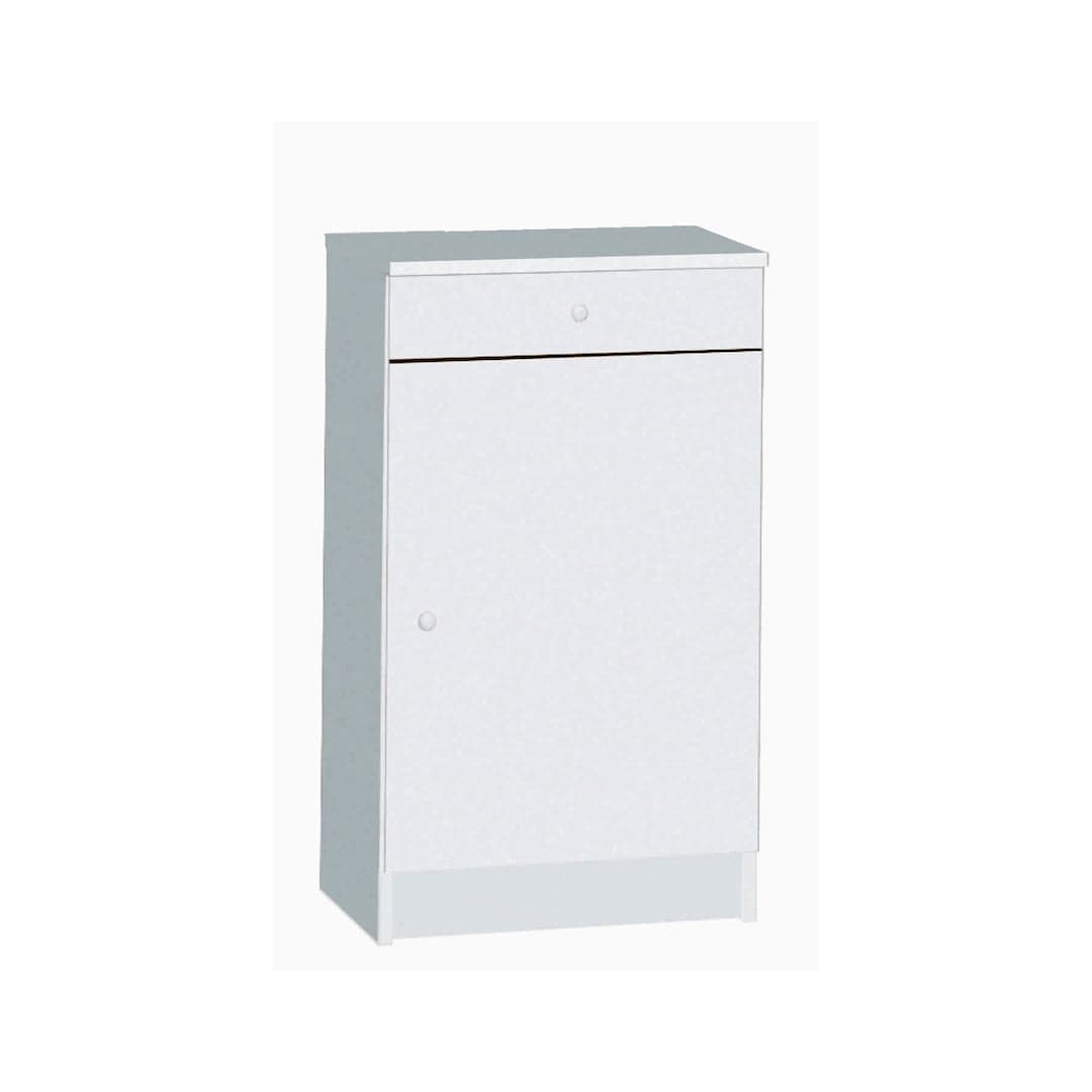 Mobile portaoggetti con anta e cassetto – 46 x 34 x 80 cm - 7