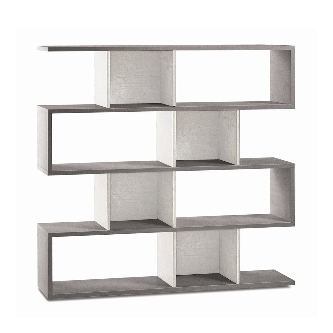 Libreria divisoria modulare a 4 piani in pannello nobilitato – 150 x 38 x 144 cm - 3