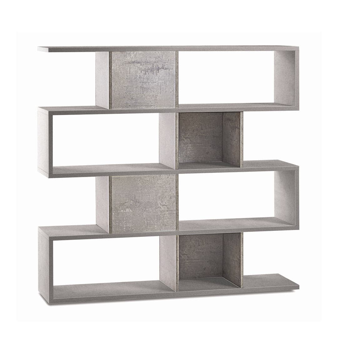 Libreria divisoria modulare a 4 piani in pannello nobilitato – 150 x 38 x 144 cm - 2
