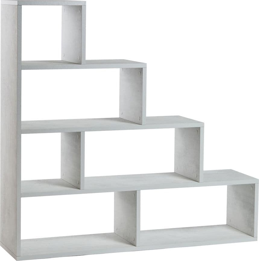 Libreria a scala con 4 livelli in pannello nobilitato – 150 x 38 x 144 cm - 2