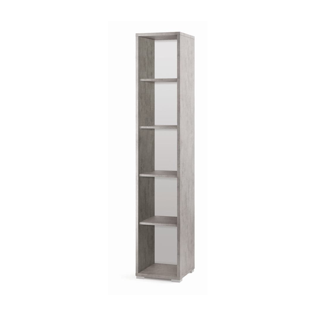Colonna a giorno con ripiani fissi e regolabili in pannello nobilitato – 38 x 41 x 199 cm - 5